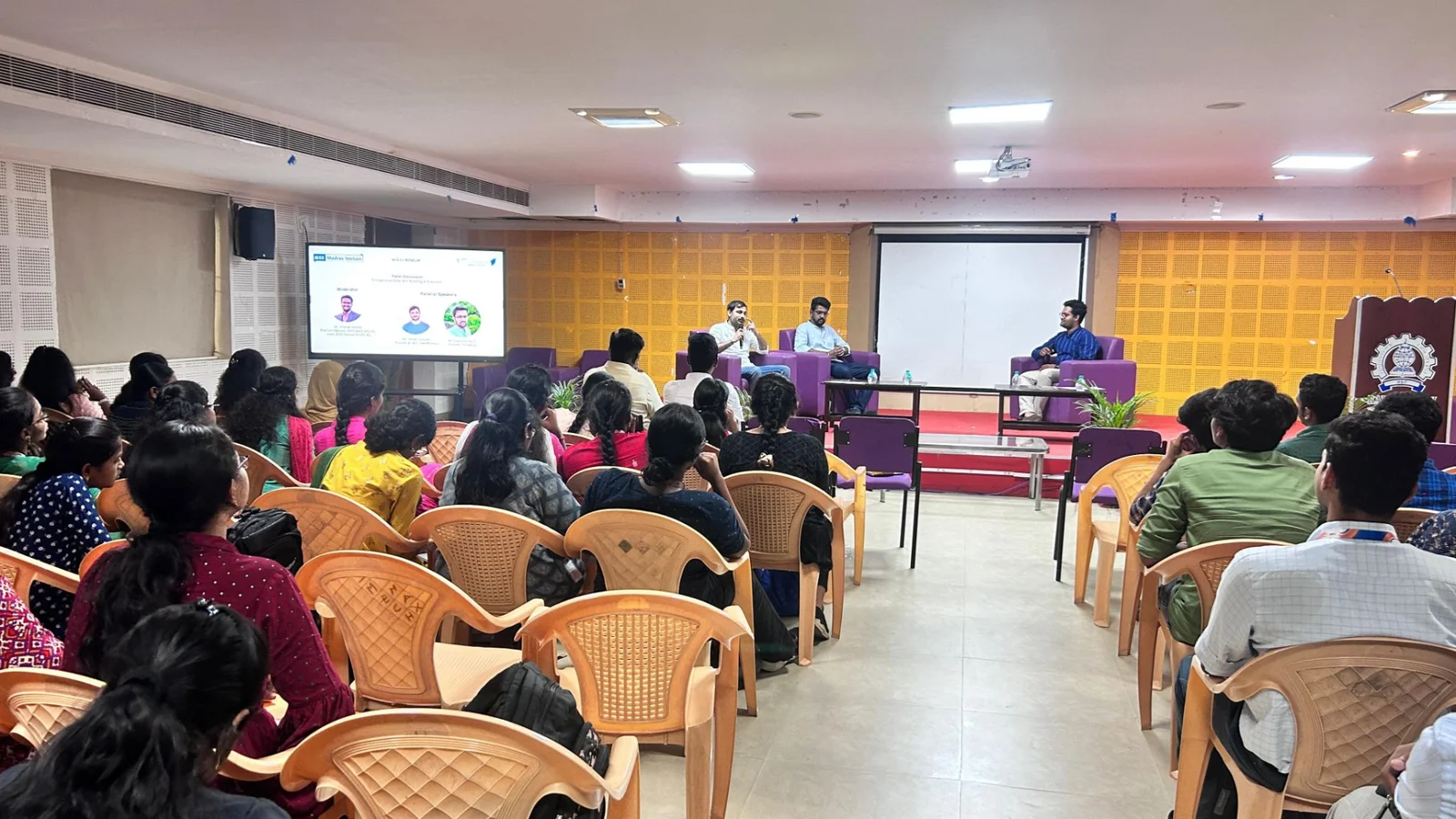 IEEE Madras Section Young Professionals group at a networking event
